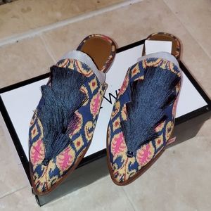 Nine West multi color mules